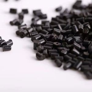 Black PA66 CF10 Nylon <b>Plastic</b> Granules <b>Modified</b> Polyamide Carbon Fiber Reinforced Material for Industrial Use - Product Image 2