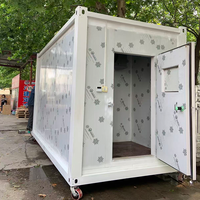 Contenedor Refrigerado Portátil de 20 pies con Certificación CE, Panel Solar, Compresor Silencioso para Carne, Pescado, Mariscos, Verduras y Frutas