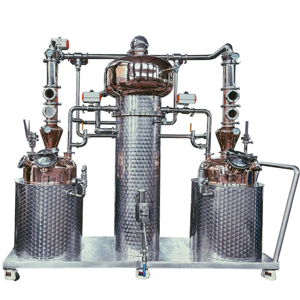 جديد 60 لتر غلاية مزدوجة براندي روح تقطير الكحول الخمور التقطير مع مكون المحرك الأساسي - Product Image 1