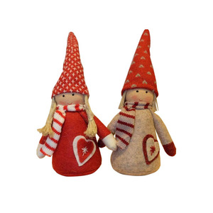 Bambole di Babbo Natale e elfo per decorazioni Festive - Product Image 4