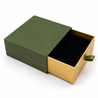 Boîte cadeau personnalisée haut de gamme avec tiroir intérieur, plateau pour logo, emballage pour produits d'entreprise et électroniques