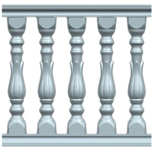 Moule de balustre en plastique ABS de luxe abordable moules de balustrade moules de balustre en béton moules de balustre en caoutchouc de silicone - Product Image 1