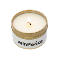 Luxuriöse Bienenwachs-Duftkerze in Metalldose |   Reisefreundliche Handgemachte Aromatherapie-Kerze mit Deckel |   Elegantes Wohndekor-Geschenk