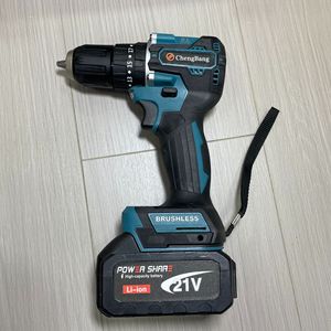 Tác động khoan tay + Máy mài góc + búa + Bộ công cụ + Pin + Sạc/công cụ Lithium không chổi than 3 chiếc - Product Image 1