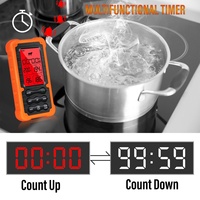Termometer daging Remote nirkabel untuk BBQ, Dapur, memanggang, merokok, Oven makanan memasak Digital