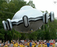 Açık hava etkinlikleri ve perakende alanı için uçan UFO balon şişme uzay gemisi reklam helyum
