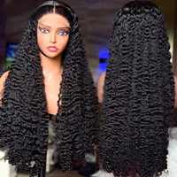 Perruque frontale 13x4 en cheveux humains avec dentelle suisse transparente, vente en gros, perruque en cheveux humains vierges bruts vietnamiens, perruques frontales HD sans colle
