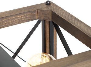 Cổ Điển Sắt Kim Loại Mặt Dây Chuyền Mộc Mạc Ánh Sáng Trần Đèn Phòng Ăn Nhà Hàng Mặt Dây Chuyền Ánh Sáng Duy Nhất Thả Vận Chuyển - Product Image 5