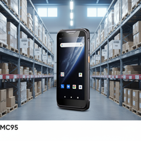 Escáner PDA Industrial Resistente con Android 12, Conectividad Impermeable IP68 para Gestión de Almacenes