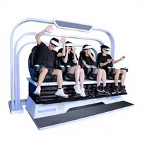 Parc d'attractions Vr Family Four Players 9d Cinema Virtual Reality VR Game Machine 4 Seats Vr à vendre