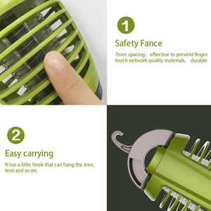 Piège à lampe <span class=keywords><strong>anti</strong></span>-moustiques à batterie rechargeable Ampoule <span class=keywords><strong>anti</strong></span>-moustiques pour camping - Product Image 5