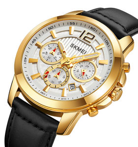 Skmei 1989 de alta gama relojes de hombres montre à quartz Relogio montre-bracelet ceinture montre et portefeuille ensemble pour hommes - Product Image 1