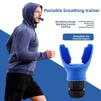 Entraîneur respiratoire portable à résistance réglable pour l'exercice des poumons et des abdominaux, entraîneur respiratoire transfrontalier