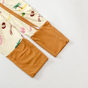 Engepapa Custom Pasgeboren Bamboe Bodysuit Groothandel 0-3 Jaar Oude Zomerprint <span class=keywords><strong>Baby</strong></span> Bamboe Pyjama <span class=keywords><strong>Baby</strong></span> Kleding - Product Image 6