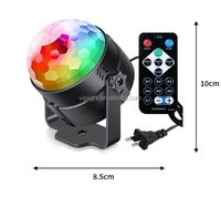 Projecteur laser à faisceau 3W avec contrôle sonore, 7 couleurs RGB, boule disco, pour fête de Noël, décoration de danse, DJ, stroboscope LED