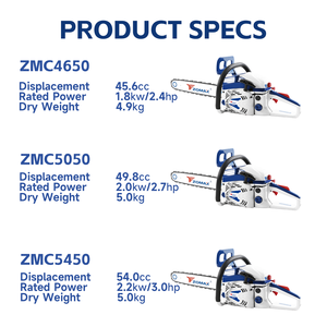 EU Gasoline Easy Start Tootless Chainsaw for Firewood, Yard Use, Farm, Logging, Felling Trees - Product Image 4
