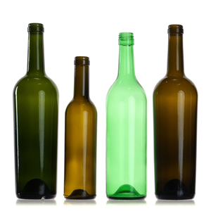 750ml Bourgogne Bouteille En Verre Ambre Bleu <span class=keywords><strong>France</strong></span> Rouge Vin Bouteille En Verre Vert Brun Couleur Bottiglia DiBarolo Bouteille avec Liège - Product Image 1