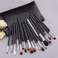 Ensemble complet de pinceaux de maquillage, kit de beauté professionnel de haute qualité pour femmes, ensemble de pinceaux pour le maquillage des yeux et du mascara, logo personnalisé