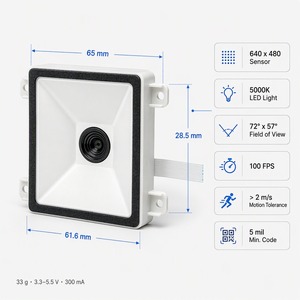 Module de scanner de codes-barres OEM, moteur de lecture 2D à marque blanche avec boîtier neutre et câble personnalisé pour les programmes de marque privée - Product Image 6