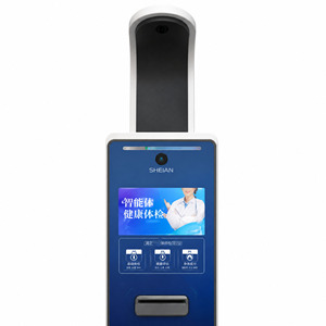 Báscula Automática Ultrasónica para Medir <span class=keywords><strong>Peso</strong></span> <span class=keywords><strong>y</strong></span> <span class=keywords><strong>Altura</strong></span>, Cálculo de IMC, Transmisión de Voz, Funcionamiento <span class=keywords><strong>con</strong></span> Monedas, Kiosco de Salud - Product Image 2
