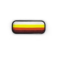 Pâte à peindre pour le visage ES Classic 4 couleurs 3g chacune, motifs animaux avec accessoires de peinture pour le visage et le corps