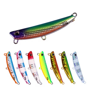 OEM 10g/15g/20g/25g/30g/40g/60g Plomb Saltwater Metal Jig Leurre de pêche en mer <span class=keywords><strong>pour</strong></span> Bass & Marlin Shore Casting Bream - Product Image 1