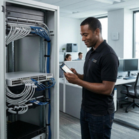 Nuevo Switch Cisco Catalyst 9200L C9200L-48P-4G-E Original, 48 Puertos PoE+, 4x1G Uplinks Fijos, Network Essentials L3, Gestado, en Stock