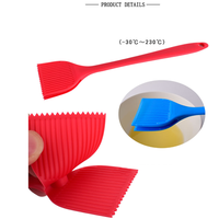 2025 luxe maison cuisine accessoires de cuisson Silicone verre crème spatule et distributeur d'huile avec brosse