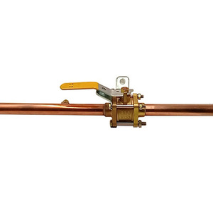 Guangdong Magnesium Special 231L Brass Three Piece Ball Valve 1 In True Union Manual Control Water Use - Product Image 3