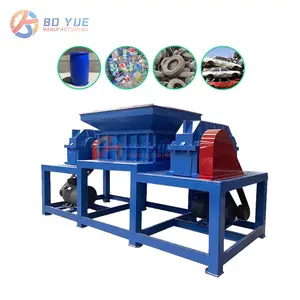 Double shaft shredder metal recycle shredder machine iron stainless use in factories