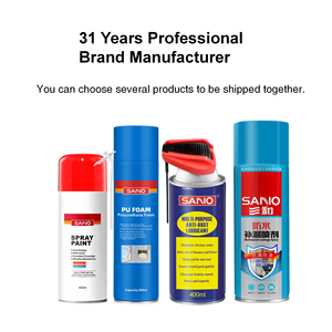 SANVO Fabricante Profissional Aerossol Tinta Spray Pu Espuma Anti Ferrugem Lubrificante Impermeável Spray Vazamento Reparação Spray - Product Image 2