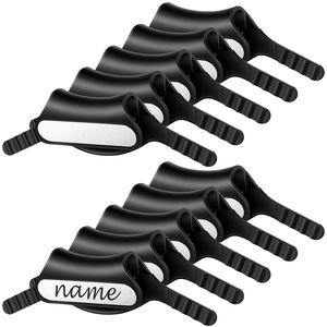 Дешевый персонализированный медсестра стетоскоп бирка черный пластиковый стетоскоп тег пользовательские стетоскоп аксессуары именная бирка - Product Image 1