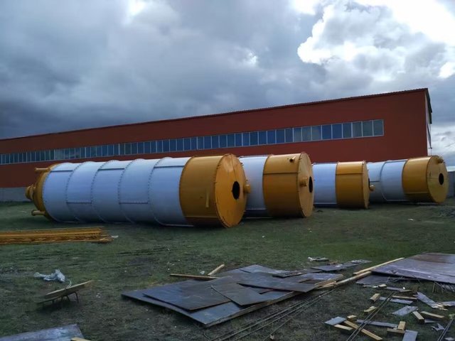 Small 500 Ton Cement Silo Mobile 100ton Cement Silo Price Portable Prices of Cement Silo