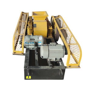 Modedesign Robuster Bau Bergbau Schleif maschinen Kleiner Doppel walzen brecher zum Verkauf - Product Image 1