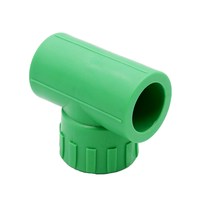 50Mm PPR tuyau d'eau accessoires de plomberie raccords té connecteur femelle
