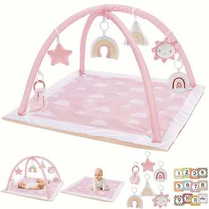 Newborn Infant <b>Baby</b> Essentials Gift <b>Baby</b> Play Gym & Activity Mat <b>for</b> <b>Sensory</b> Development - Product Image 1