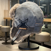 Venta al por mayor de invierno de lujo al aire libre de moda Unisex a prueba de viento grueso polar térmico común Retro Ushanka orejeras felpa trampero sombrero