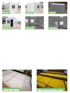 Contenedor de Oficina de Alta Calidad, de Montaje Rápido, Probado para Seguridad, Hecho de Panel Sándwich y Acero, para Uso Doméstico - Product Image 6