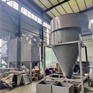 Type fendu de séparateur cyclonique de collecteur de poussière de cyclone de 5hp pour les systèmes concasseurs primaires de minerai pour l'alimentation de traitement de déchets de carton - Product Image 5