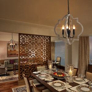 Sunsir SKD, candelabro de madera vintage directo de fábrica, accesorios de iluminación para interiores, luz colgante de estilo de granja, luz de isla de cocina - Product Image 3