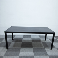 Ensemble de table et de chaises de salle à manger pour hôtel, restaurant, jardin, mobilier de plein air moderne