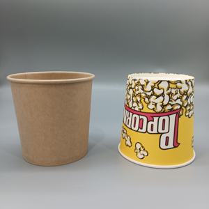 Tazón de Papel Desechable Personalizado Impreso para Fábrica de Palomitas de Maíz, 32oz, 24oz, 46oz, 64oz, 85oz - Product Image 2