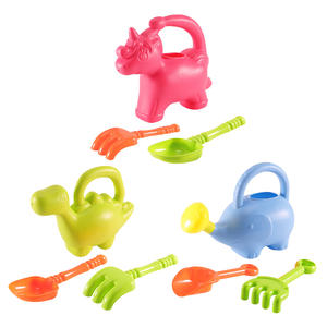 Plastic Gieter Met Dierenvorm Zwembaden Waterpret Strandzandspeelgoed Met Graafmachine En Schoppen - Product Image 1