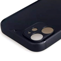 Bon marché Vente en gros Plaque de verre antidérapante 2 en 1 Couverture de téléphone noire pour impression UV Plaque de verre transparente rainurée Coque de téléphone vierge