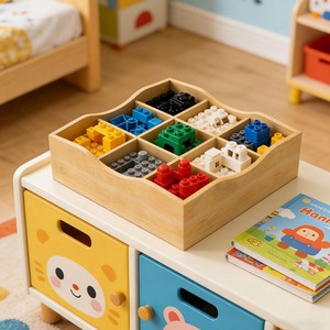 Wooden <b>Drawer</b> Organizer Rectangular Desktop <b>Storage</b> <b>Box</b> Eco-Friendly Candy <b>Box</b> Accessories Living Room Tidy Standing Type - Product Image 2