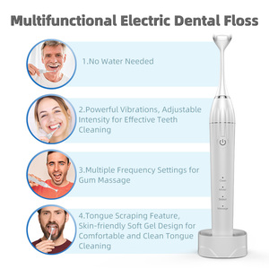 Hilo Dental Eléctrico, Raspador de Lengua, Recargable por USB, Kit de Blanqueamiento Dental, Herramienta de Cuidado Bucal Personal - Product Image 2