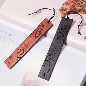 Marque-page en bois de Style chinois, sculpture rétro pour <span class=keywords><strong>les</strong></span> amoureux de l'acajou, marque-<span class=keywords><strong>livre</strong></span> pour étudiants, fournitures d'écriture de bureau, papeterie scolaire pour enfants - Product Image 6