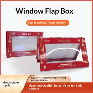 New Custom Large One-Piece Hinged <b>Gift</b> <b>Box</b> with Window for Premium Packaging - Product Image 2