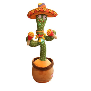 <span class=keywords><strong>Poupée</strong></span> Cactus en peluche à lumière LED, jouets parlant et chantant, jouets pour filles et garçons - Product Image 5