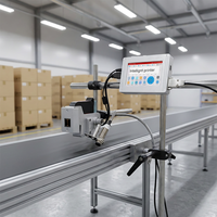 Imprimante thermique à bande rapide Tij avec encre à solvant pour impression automatique sur carton et sacs plastiques sur 5 lignes
